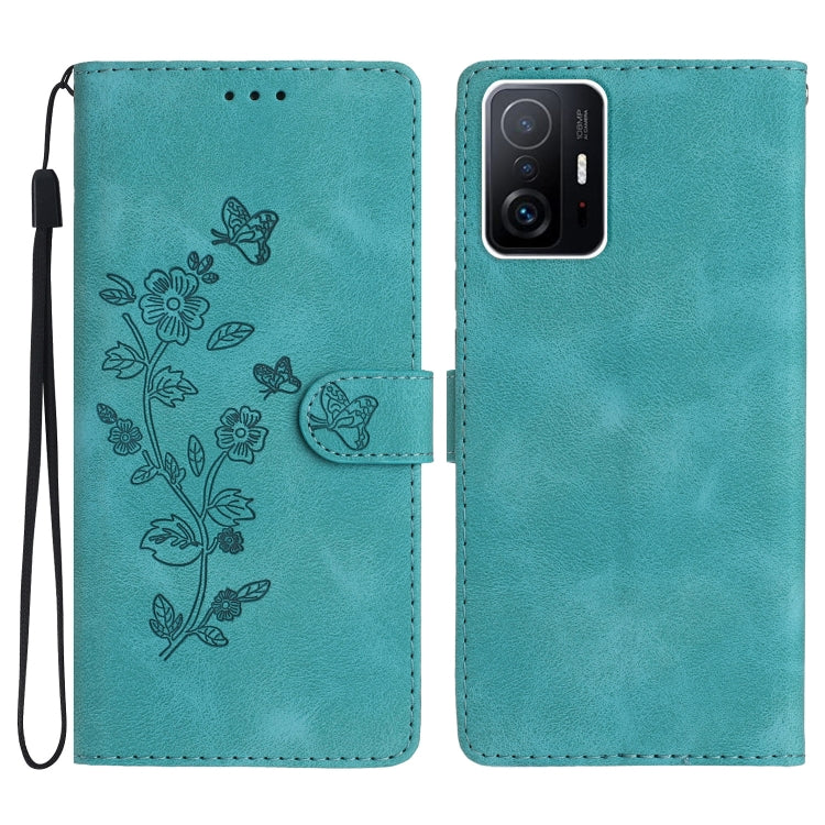 Flower Butterfly Embossing Pattern Leather Phone Case, For Xiaomi Redmi 10C, For Xiaomi Redmi Note 11 4G Global / Note 11S, For Xiaomi Redmi 10 2022, For Xiaomi 11T / 11T Pro