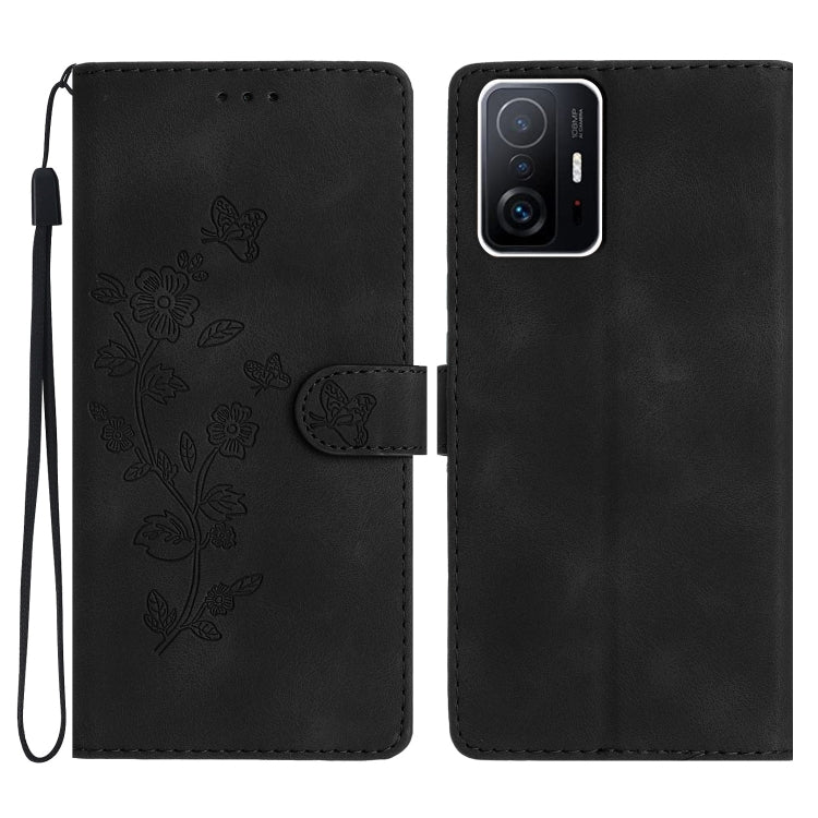 Flower Butterfly Embossing Pattern Leather Phone Case, For Xiaomi Redmi 10C, For Xiaomi Redmi Note 11 4G Global / Note 11S, For Xiaomi Redmi 10 2022, For Xiaomi 11T / 11T Pro