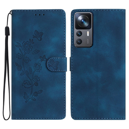 Flower Butterfly Embossing Pattern Leather Phone Case, For Xiaomi Redmi Note 12 5G, For Xiaomi 13 Pro, For Xiaomi 13, For Xiaomi 12T / 12T Pro