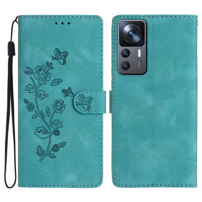 Flower Butterfly Embossing Pattern Leather Phone Case, For Xiaomi Redmi Note 12 5G, For Xiaomi 13 Pro, For Xiaomi 13, For Xiaomi 12T / 12T Pro