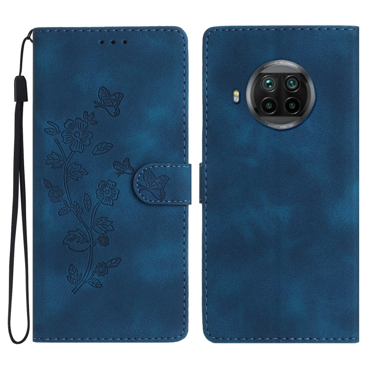Flower Butterfly Embossing Pattern Leather Phone Case, For Xiaomi Redmi Note 9 5G / Note 9T, For Xiaomi Mi 10T Lite 5G, For Xiaomi Mi 10T 5G / 10T Pro 5G, For Xiaomi Redmi 9A