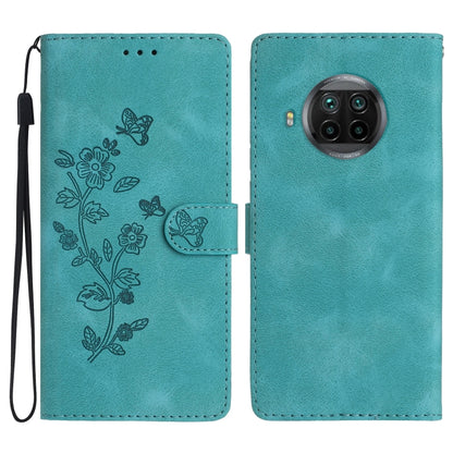 Flower Butterfly Embossing Pattern Leather Phone Case, For Xiaomi Redmi Note 9 5G / Note 9T, For Xiaomi Mi 10T Lite 5G, For Xiaomi Mi 10T 5G / 10T Pro 5G, For Xiaomi Redmi 9A