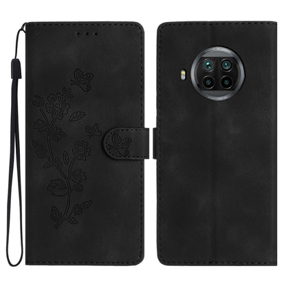 Flower Butterfly Embossing Pattern Leather Phone Case, For Xiaomi Redmi Note 9 5G / Note 9T, For Xiaomi Mi 10T Lite 5G, For Xiaomi Mi 10T 5G / 10T Pro 5G, For Xiaomi Redmi 9A
