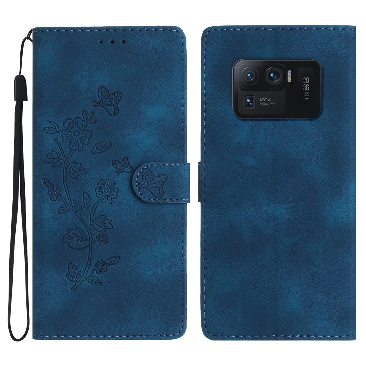 Flower Butterfly Embossing Pattern Leather Phone Case, For Xiaomi Redmi 10, For Xiaomi Mi 11 Lite, For Xiaomi Mi 11 Ultra, For Xiaomi Mi 11 Pro
