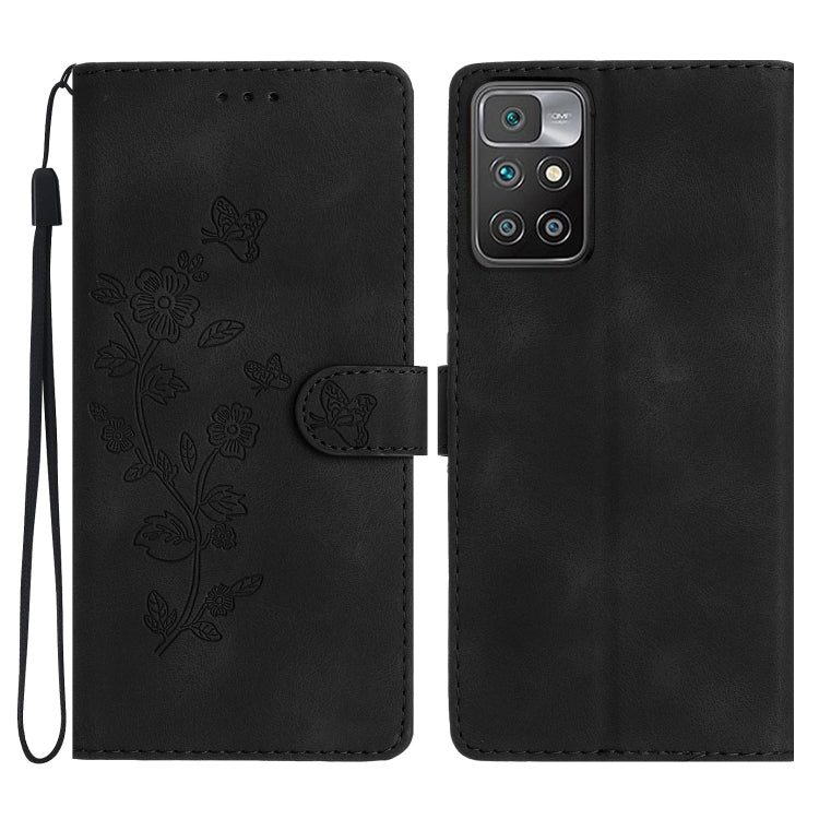 Flower Butterfly Embossing Pattern Leather Phone Case, For Xiaomi Redmi 10C, For Xiaomi Redmi Note 11 4G Global / Note 11S, For Xiaomi Redmi 10 2022, For Xiaomi 11T / 11T Pro