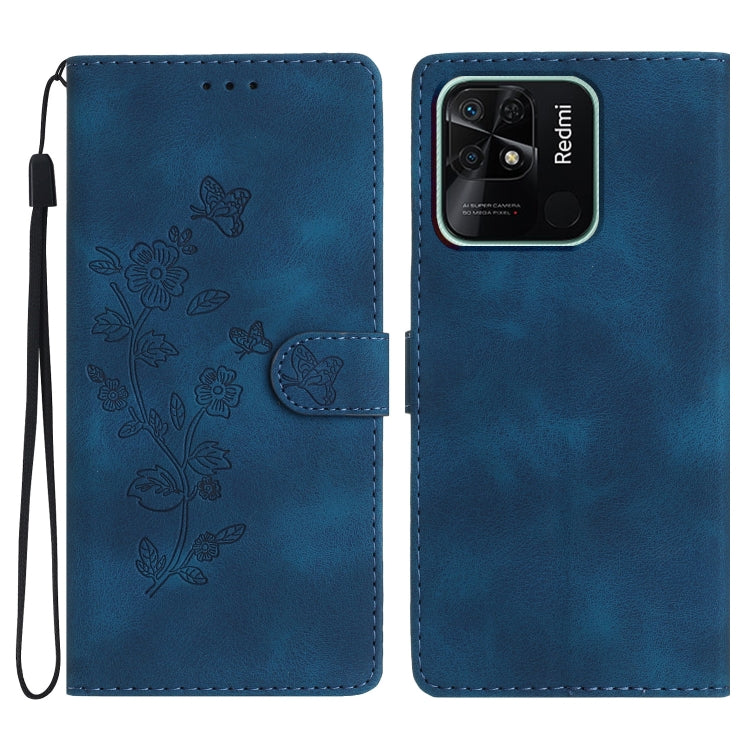 Flower Butterfly Embossing Pattern Leather Phone Case, For Xiaomi Redmi 10C, For Xiaomi Redmi Note 11 4G Global / Note 11S, For Xiaomi Redmi 10 2022, For Xiaomi 11T / 11T Pro