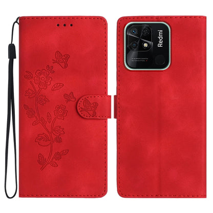 Flower Butterfly Embossing Pattern Leather Phone Case, For Xiaomi Redmi 10C, For Xiaomi Redmi Note 11 4G Global / Note 11S, For Xiaomi Redmi 10 2022, For Xiaomi 11T / 11T Pro