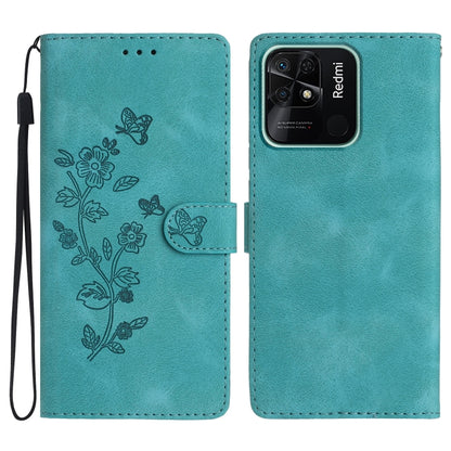 Flower Butterfly Embossing Pattern Leather Phone Case, For Xiaomi Redmi 10C, For Xiaomi Redmi Note 11 4G Global / Note 11S, For Xiaomi Redmi 10 2022, For Xiaomi 11T / 11T Pro