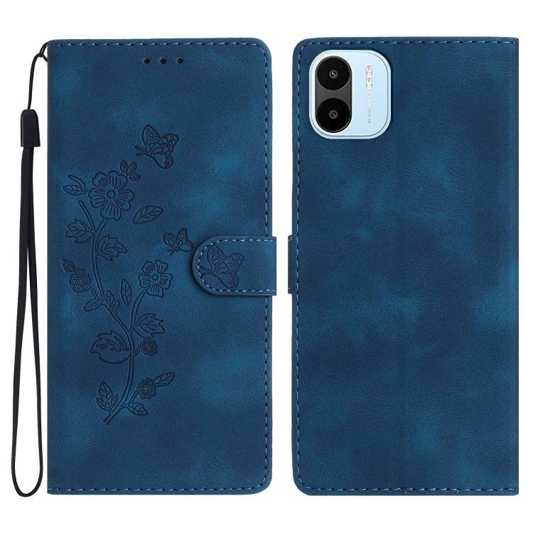 Flower Butterfly Embossing Pattern Leather Phone Case, For Xiaomi 12 Pro, For Xiaomi Redmi A1, For Xiaomi Redmi Note 11 Pro 5G Global, For Xiaomi 12 Lite