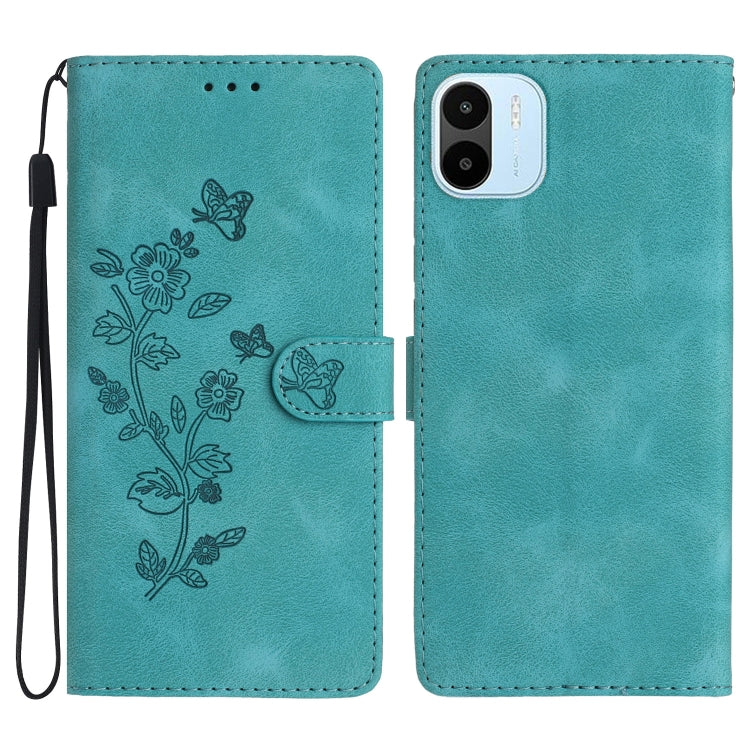 Flower Butterfly Embossing Pattern Leather Phone Case, For Xiaomi 12 Pro, For Xiaomi Redmi A1, For Xiaomi Redmi Note 11 Pro 5G Global, For Xiaomi 12 Lite