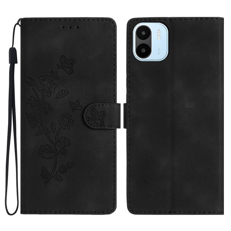 Flower Butterfly Embossing Pattern Leather Phone Case, For Xiaomi 12 Pro, For Xiaomi Redmi A1, For Xiaomi Redmi Note 11 Pro 5G Global, For Xiaomi 12 Lite