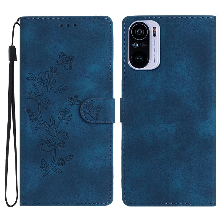 Flower Butterfly Embossing Pattern Leather Phone Case, For Xiaomi Redmi Note 10 5G, For Xiaomi Redmi Note 10 4G / Note 10S, For Xiaomi Redmi Note 10 Pro / 10 Pro Max, For Xiaomi Redmi K40 / K40 Pro