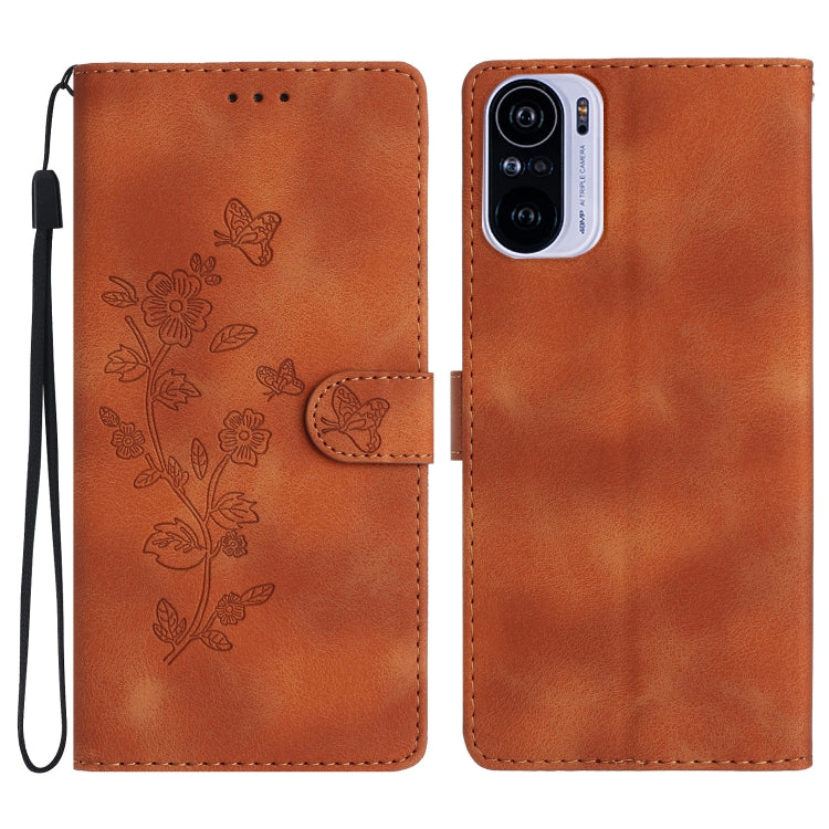 Flower Butterfly Embossing Pattern Leather Phone Case, For Xiaomi Redmi Note 10 5G, For Xiaomi Redmi Note 10 4G / Note 10S, For Xiaomi Redmi Note 10 Pro / 10 Pro Max, For Xiaomi Redmi K40 / K40 Pro