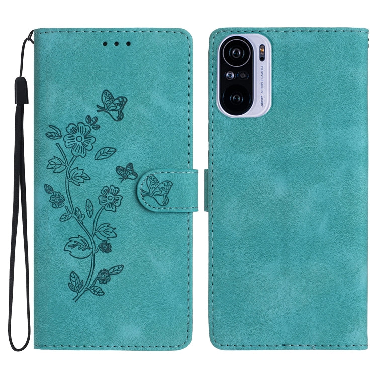 Flower Butterfly Embossing Pattern Leather Phone Case, For Xiaomi Redmi Note 10 5G, For Xiaomi Redmi Note 10 4G / Note 10S, For Xiaomi Redmi Note 10 Pro / 10 Pro Max, For Xiaomi Redmi K40 / K40 Pro