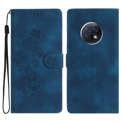 Flower Butterfly Embossing Pattern Leather Phone Case, For Xiaomi Redmi Note 9 5G / Note 9T, For Xiaomi Mi 10T Lite 5G, For Xiaomi Mi 10T 5G / 10T Pro 5G, For Xiaomi Redmi 9A