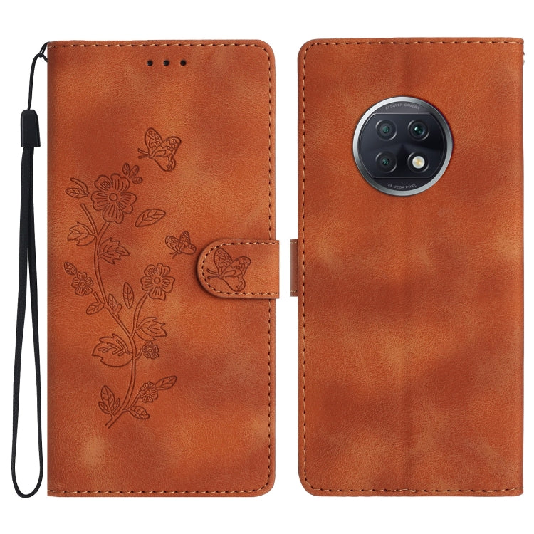 Flower Butterfly Embossing Pattern Leather Phone Case, For Xiaomi Redmi Note 9 5G / Note 9T, For Xiaomi Mi 10T Lite 5G, For Xiaomi Mi 10T 5G / 10T Pro 5G, For Xiaomi Redmi 9A