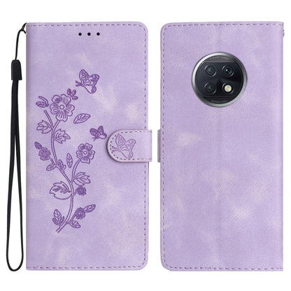 Flower Butterfly Embossing Pattern Leather Phone Case, For Xiaomi Redmi Note 9 5G / Note 9T, For Xiaomi Mi 10T Lite 5G, For Xiaomi Mi 10T 5G / 10T Pro 5G, For Xiaomi Redmi 9A
