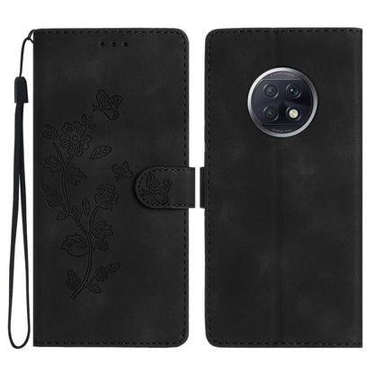 Flower Butterfly Embossing Pattern Leather Phone Case, For Xiaomi Redmi Note 9 5G / Note 9T, For Xiaomi Mi 10T Lite 5G, For Xiaomi Mi 10T 5G / 10T Pro 5G, For Xiaomi Redmi 9A