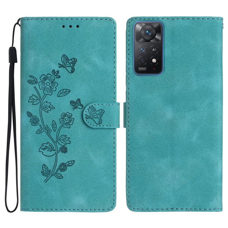 Flower Butterfly Embossing Pattern Leather Phone Case, For Xiaomi 12 Pro, For Xiaomi Redmi A1, For Xiaomi Redmi Note 11 Pro 5G Global, For Xiaomi 12 Lite