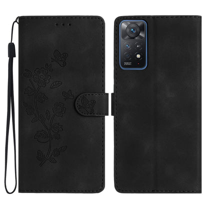 Flower Butterfly Embossing Pattern Leather Phone Case, For Xiaomi 12 Pro, For Xiaomi Redmi A1, For Xiaomi Redmi Note 11 Pro 5G Global, For Xiaomi 12 Lite