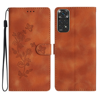 Flower Butterfly Embossing Pattern Leather Phone Case, For Xiaomi Redmi 10C, For Xiaomi Redmi Note 11 4G Global / Note 11S, For Xiaomi Redmi 10 2022, For Xiaomi 11T / 11T Pro