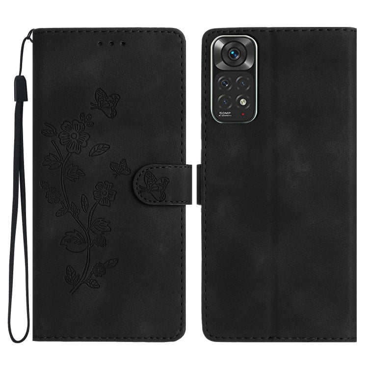 Flower Butterfly Embossing Pattern Leather Phone Case, For Xiaomi Redmi 10C, For Xiaomi Redmi Note 11 4G Global / Note 11S, For Xiaomi Redmi 10 2022, For Xiaomi 11T / 11T Pro