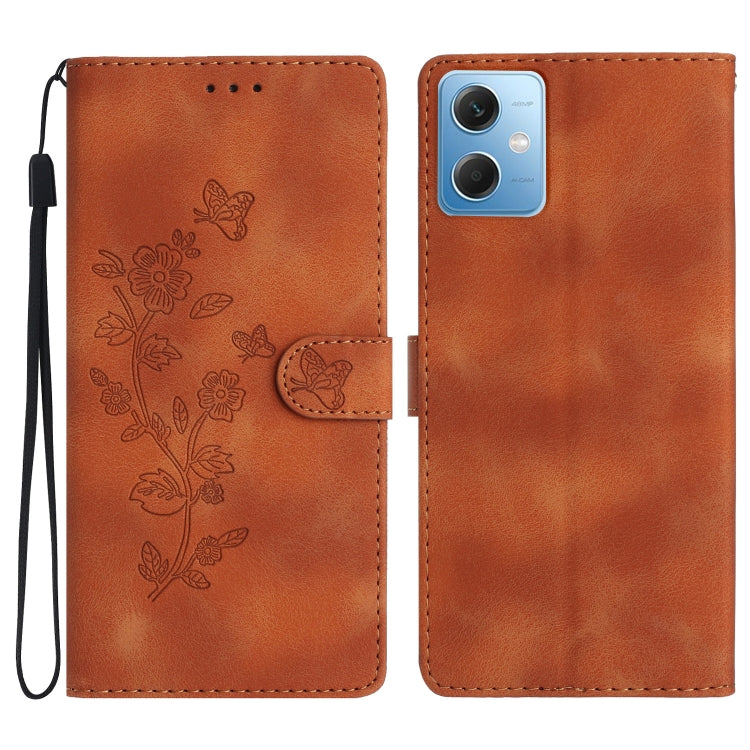 Flower Butterfly Embossing Pattern Leather Phone Case, For Xiaomi Redmi Note 12 5G, For Xiaomi 13 Pro, For Xiaomi 13, For Xiaomi 12T / 12T Pro
