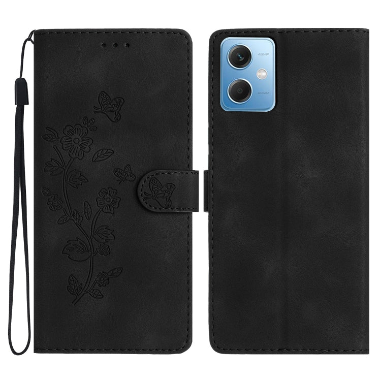 Flower Butterfly Embossing Pattern Leather Phone Case, For Xiaomi Redmi Note 12 5G, For Xiaomi 13 Pro, For Xiaomi 13, For Xiaomi 12T / 12T Pro
