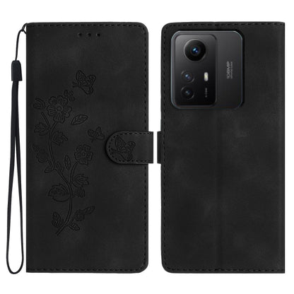Flower Butterfly Embossing Pattern Leather Phone Case, For Xiaomi Redmi Note 12S, For Xiaomi Redmi 13C 4G, For Xiaomi Redmi Note 12 Pro 5G, For Xiaomi 13T