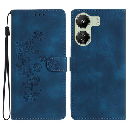 Flower Butterfly Embossing Pattern Leather Phone Case, For Xiaomi Redmi Note 12S, For Xiaomi Redmi 13C 4G, For Xiaomi Redmi Note 12 Pro 5G, For Xiaomi 13T