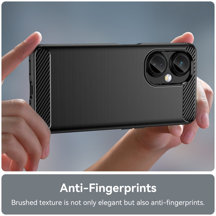 Brushed Texture Carbon Fiber TPU Phone Case, For OnePlus Nord CE3 Lite, For OnePlus Nord 3