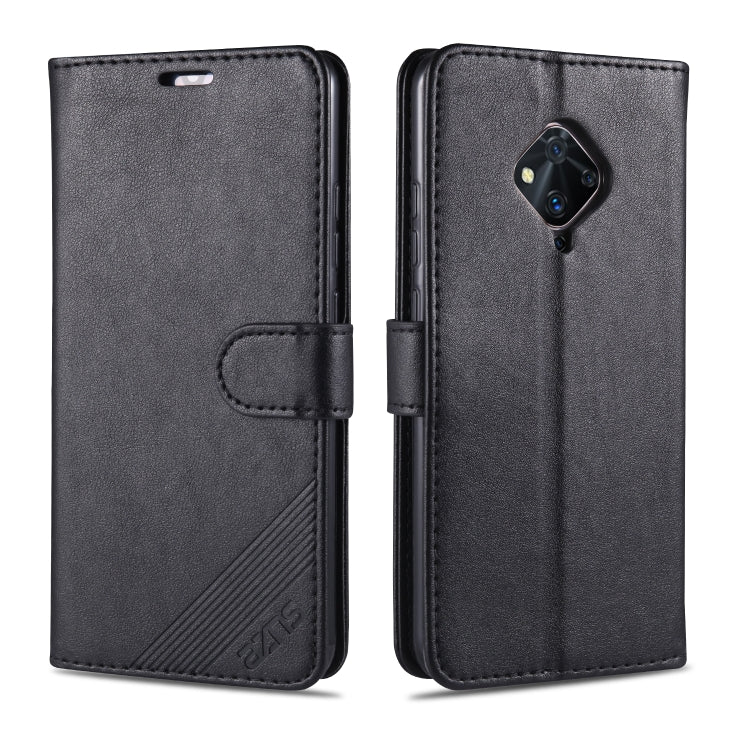 AZNS Sheepskin Texture Horizontal Flip Leather Case with Holder & Card Slots & Wallet, For Vivo Y9s / V17