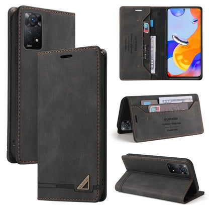 Skin Feel Anti-theft Brush Horizontal Flip Leather Case with Holder, For Xiaomi Poco F5 5G/Redmi Note 12 Turbo 5G, For Xiaomi Poco F5 Pro/Redmi K60/K60 Pro, For Xiaomi Redmi Note 12 Pro 4G Global, For Xiaomi Redmi Note 12 4G Global                     ...
