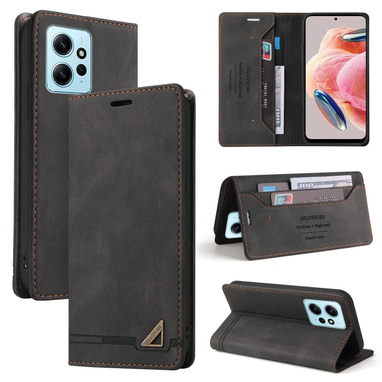Skin Feel Anti-theft Brush Horizontal Flip Leather Case with Holder, For Xiaomi Poco F5 5G/Redmi Note 12 Turbo 5G, For Xiaomi Poco F5 Pro/Redmi K60/K60 Pro, For Xiaomi Redmi Note 12 Pro 4G Global, For Xiaomi Redmi Note 12 4G Global                     ...