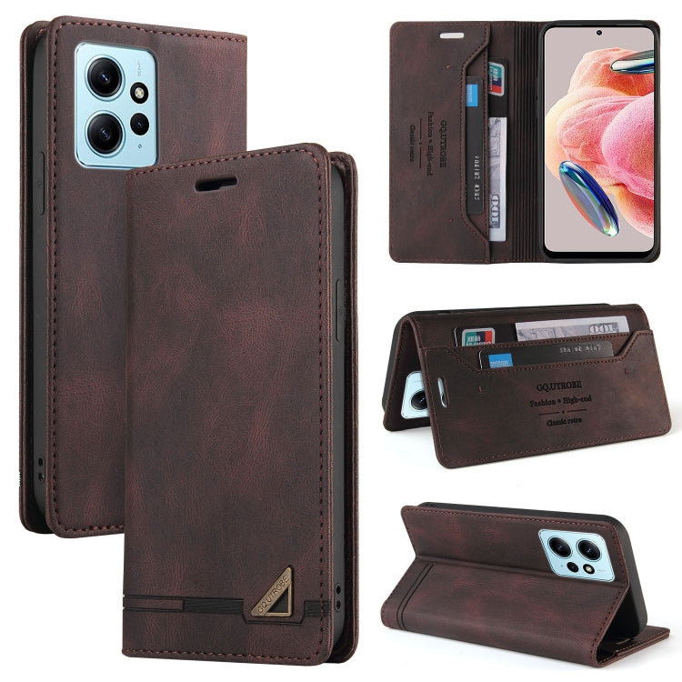 Skin Feel Anti-theft Brush Horizontal Flip Leather Case with Holder, For Xiaomi Poco F5 5G/Redmi Note 12 Turbo 5G, For Xiaomi Poco F5 Pro/Redmi K60/K60 Pro, For Xiaomi Redmi Note 12 Pro 4G Global, For Xiaomi Redmi Note 12 4G Global                     ...