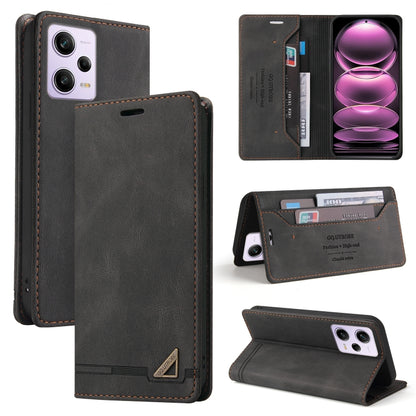 Skin Feel Anti-theft Brush Horizontal Flip Leather Case with Holder, For Xiaomi Poco F5 5G/Redmi Note 12 Turbo 5G, For Xiaomi Poco F5 Pro/Redmi K60/K60 Pro, For Xiaomi Redmi Note 12 Pro 4G Global, For Xiaomi Redmi Note 12 4G Global                     ...