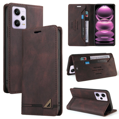 Skin Feel Anti-theft Brush Horizontal Flip Leather Case with Holder, For Xiaomi Poco F5 5G/Redmi Note 12 Turbo 5G, For Xiaomi Poco F5 Pro/Redmi K60/K60 Pro, For Xiaomi Redmi Note 12 Pro 4G Global, For Xiaomi Redmi Note 12 4G Global                     ...