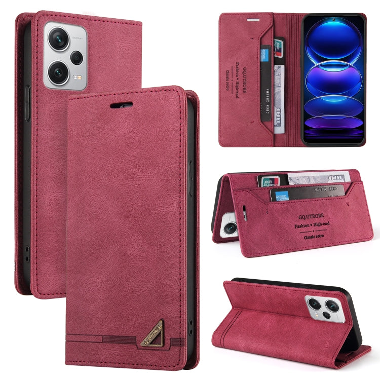 Skin Feel Anti-theft Brush Horizontal Flip Leather Case with Holder, For Xiaomi Poco F5 5G/Redmi Note 12 Turbo 5G, For Xiaomi Poco F5 Pro/Redmi K60/K60 Pro, For Xiaomi Redmi Note 12 Pro 4G Global, For Xiaomi Redmi Note 12 4G Global                     ...
