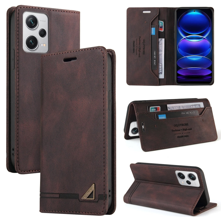 Skin Feel Anti-theft Brush Horizontal Flip Leather Case with Holder, For Xiaomi Poco F5 5G/Redmi Note 12 Turbo 5G, For Xiaomi Poco F5 Pro/Redmi K60/K60 Pro, For Xiaomi Redmi Note 12 Pro 4G Global, For Xiaomi Redmi Note 12 4G Global                     ...