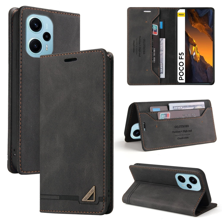Skin Feel Anti-theft Brush Horizontal Flip Leather Case with Holder, For Xiaomi Poco F5 5G/Redmi Note 12 Turbo 5G, For Xiaomi Poco F5 Pro/Redmi K60/K60 Pro, For Xiaomi Redmi Note 12 Pro 4G Global, For Xiaomi Redmi Note 12 4G Global                     ...