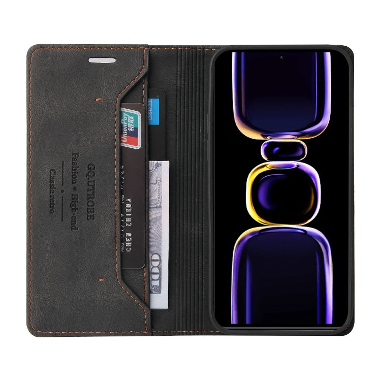Skin Feel Anti-theft Brush Horizontal Flip Leather Case with Holder, For Xiaomi Poco F5 5G/Redmi Note 12 Turbo 5G, For Xiaomi Poco F5 Pro/Redmi K60/K60 Pro, For Xiaomi Redmi Note 12 Pro 4G Global, For Xiaomi Redmi Note 12 4G Global                     ...