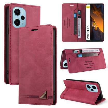 Skin Feel Anti-theft Brush Horizontal Flip Leather Case with Holder, For Xiaomi Poco F5 5G/Redmi Note 12 Turbo 5G, For Xiaomi Poco F5 Pro/Redmi K60/K60 Pro, For Xiaomi Redmi Note 12 Pro 4G Global, For Xiaomi Redmi Note 12 4G Global                     ...
