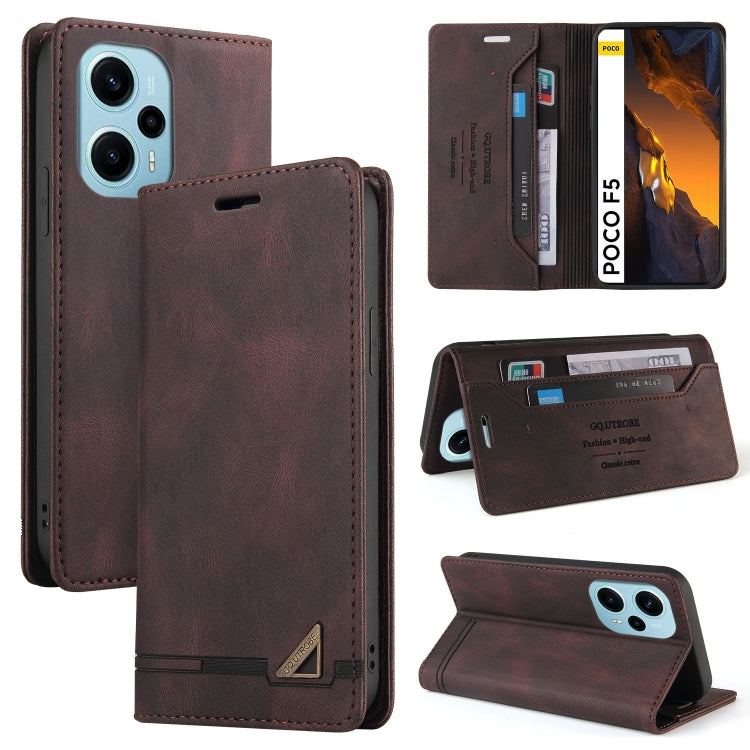 Skin Feel Anti-theft Brush Horizontal Flip Leather Case with Holder, For Xiaomi Poco F5 5G/Redmi Note 12 Turbo 5G, For Xiaomi Poco F5 Pro/Redmi K60/K60 Pro, For Xiaomi Redmi Note 12 Pro 4G Global, For Xiaomi Redmi Note 12 4G Global                     ...