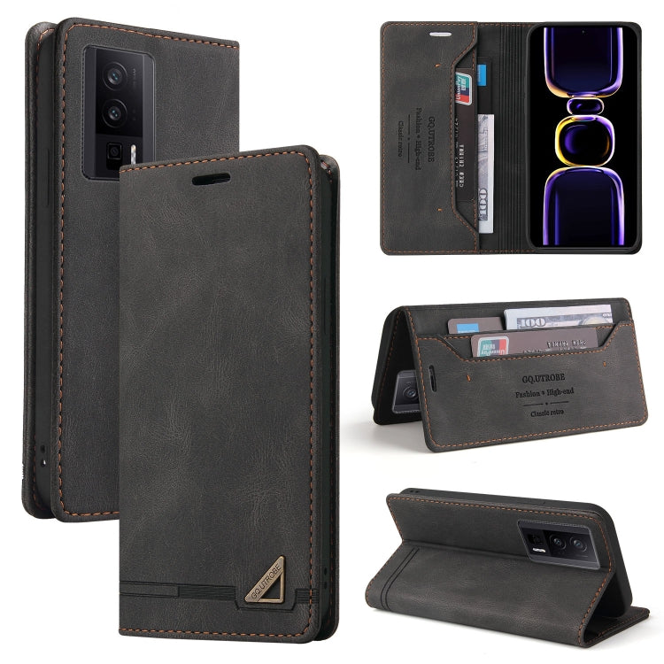 Skin Feel Anti-theft Brush Horizontal Flip Leather Case with Holder, For Xiaomi Poco F5 5G/Redmi Note 12 Turbo 5G, For Xiaomi Poco F5 Pro/Redmi K60/K60 Pro, For Xiaomi Redmi Note 12 Pro 4G Global, For Xiaomi Redmi Note 12 4G Global                     ...