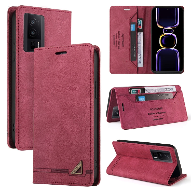 Skin Feel Anti-theft Brush Horizontal Flip Leather Case with Holder, For Xiaomi Poco F5 5G/Redmi Note 12 Turbo 5G, For Xiaomi Poco F5 Pro/Redmi K60/K60 Pro, For Xiaomi Redmi Note 12 Pro 4G Global, For Xiaomi Redmi Note 12 4G Global                     ...