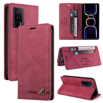 Skin Feel Anti-theft Brush Horizontal Flip Leather Case with Holder, For Xiaomi Poco F5 5G/Redmi Note 12 Turbo 5G, For Xiaomi Poco F5 Pro/Redmi K60/K60 Pro, For Xiaomi Redmi Note 12 Pro 4G Global, For Xiaomi Redmi Note 12 4G Global                     ...