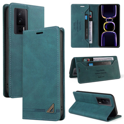 Skin Feel Anti-theft Brush Horizontal Flip Leather Case with Holder, For Xiaomi Poco F5 5G/Redmi Note 12 Turbo 5G, For Xiaomi Poco F5 Pro/Redmi K60/K60 Pro, For Xiaomi Redmi Note 12 Pro 4G Global, For Xiaomi Redmi Note 12 4G Global                     ...