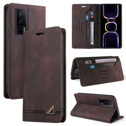 Skin Feel Anti-theft Brush Horizontal Flip Leather Case with Holder, For Xiaomi Poco F5 5G/Redmi Note 12 Turbo 5G, For Xiaomi Poco F5 Pro/Redmi K60/K60 Pro, For Xiaomi Redmi Note 12 Pro 4G Global, For Xiaomi Redmi Note 12 4G Global                     ...