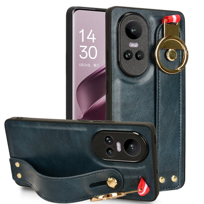 Wristband Leather Back Phone Case, For OPPO Reno10 /10 Pro 5G Global, For OPPO A78 4G, For OPPO K11X 5G, For OPPO Find X8 Pro