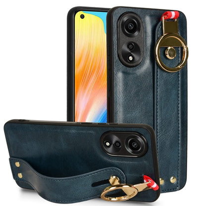 Wristband Leather Back Phone Case, For OPPO Reno10 /10 Pro 5G Global, For OPPO A78 4G, For OPPO K11X 5G, For OPPO Find X8 Pro